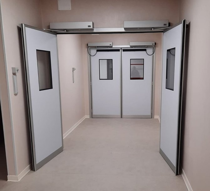 Ditec automatic doors for healthcare